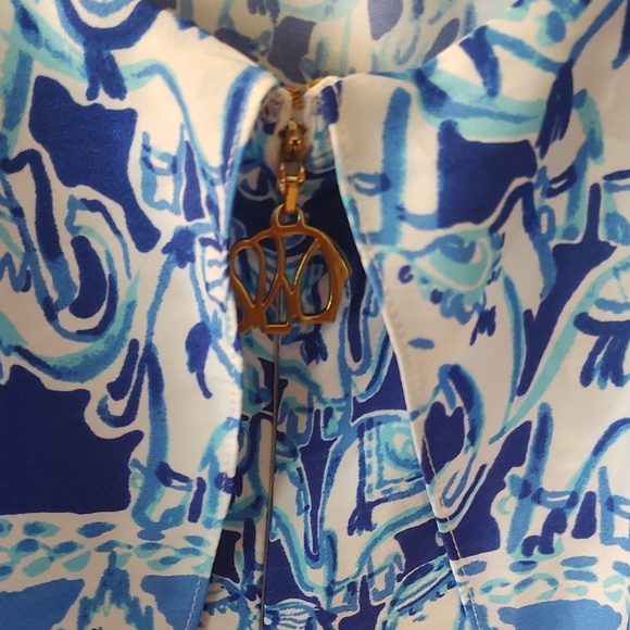 Lilly Pulitzer Elephant Print Romper XS - Picture 12 of 13